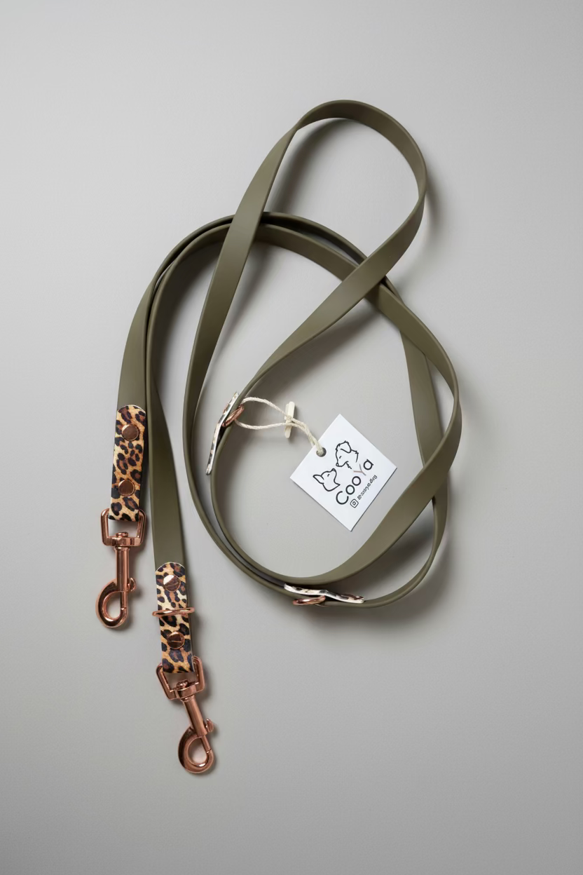 Leopard Leine 19mm, 3-fach verstellbar