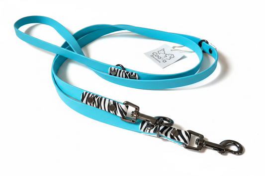 Zebra türkis Biothaneleine Crossbody
