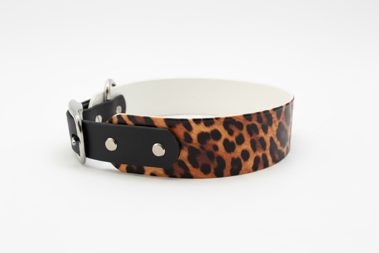 Biothane Halsband Leopard