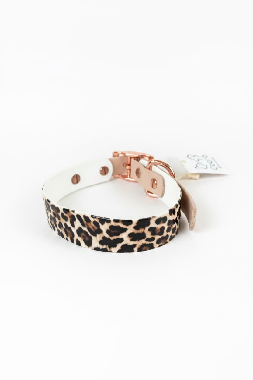 Snow Leopard Halsband - 25mm