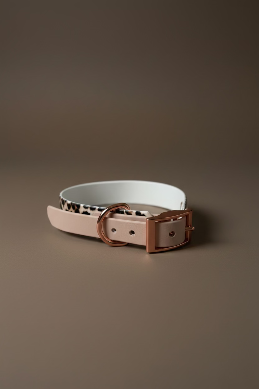Snow Leopard Halsband - 25mm
