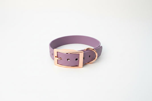 Biothanehalsband Marvelous Mauve rosegold