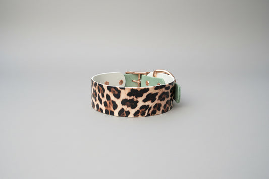 Snow Leopard Halsband - 25mm